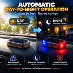 Solar Car Security Indicator Light – Automatic Day/Night Flashing LED