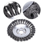 6" Steel Wire Wheel Grass Cutter Blade - Lawn Mower Accessory