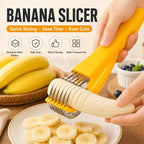 One-Press Banana & Soft Fruit Slicer