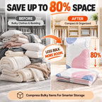 No-Pump 3D Vacuum Storage Bags