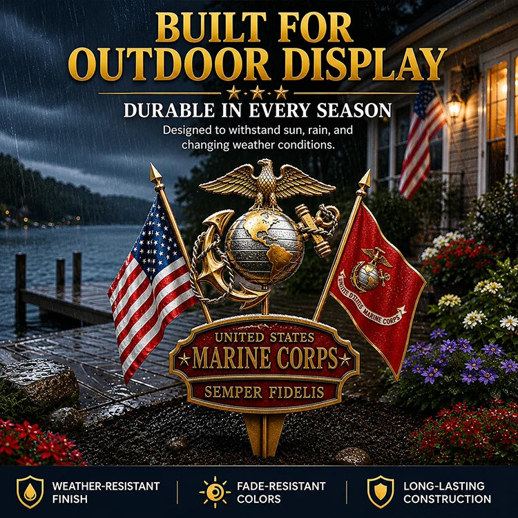 U.S. Military Branch Tribute Garden Stake
