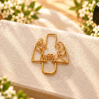 Christian Gold Bookmark Clips
