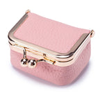 🔥 Genuine Leather Mini Jewelry Box – Travel-Ready & Tangle-Free