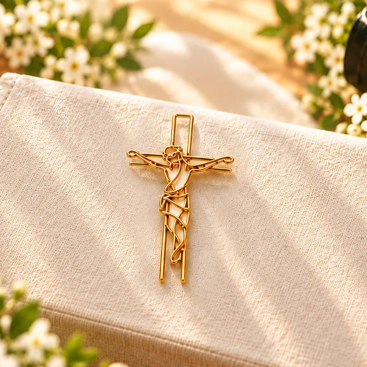 Christian Gold Bookmark Clips