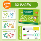 Reusable Tracing Workbook for Kids Ages 3+
