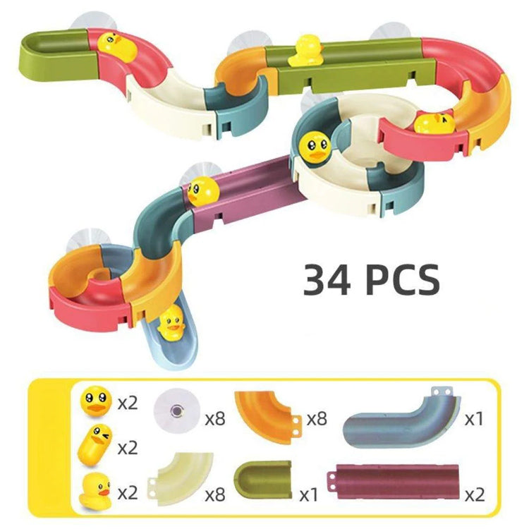 DIY Bath Water Slide Track Set