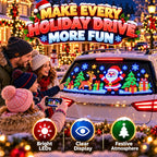 Custom Christmas Car Window LED Display