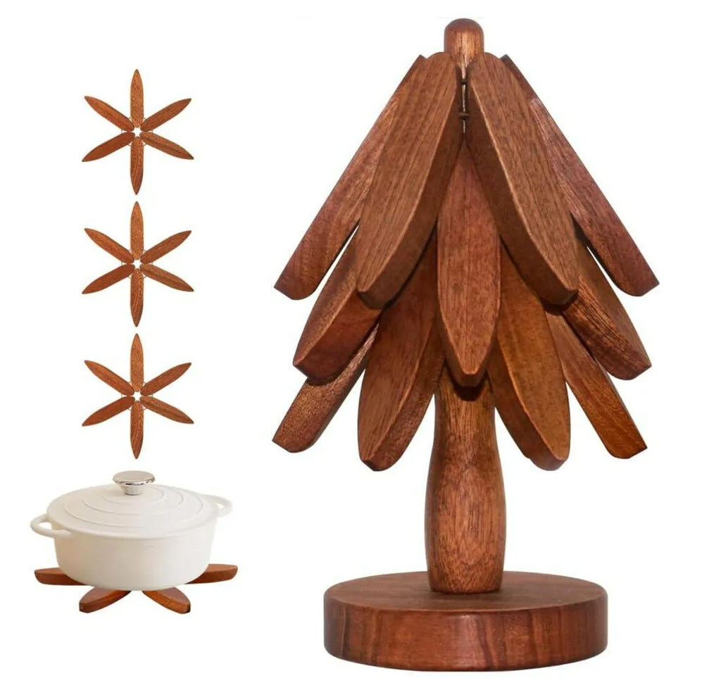🌲Evergreen Tree Trivet Set