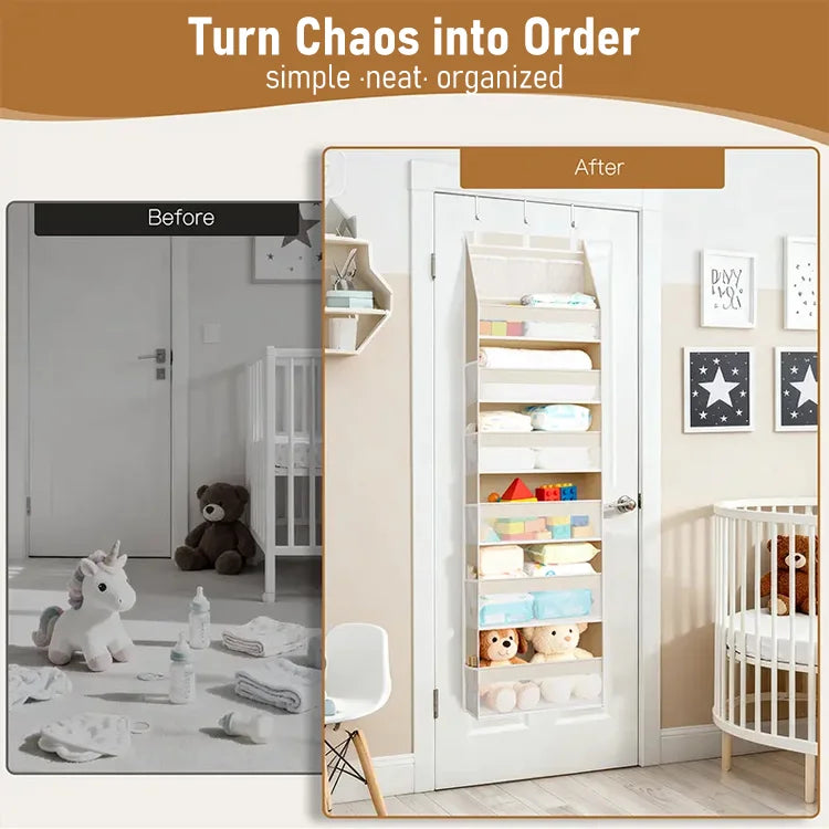 Space-Saving Over-the-Door Organizer