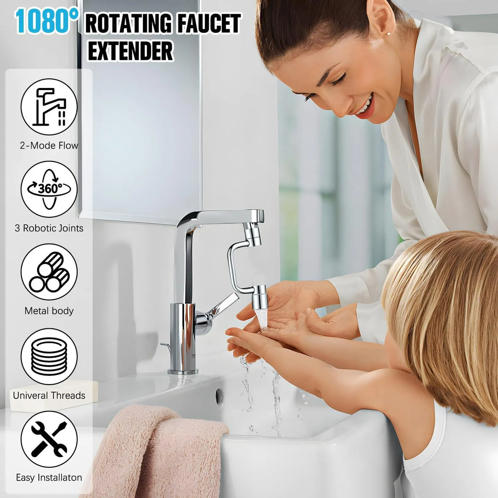 AquaPivot - 1080° Rotating Faucet Extension