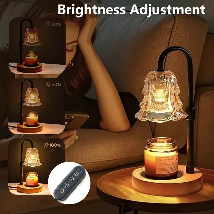GlowMelt™ Flameless Candle Warmer Lamp – Vintage Cozy Home Light