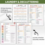 ADHD-Friendly Cleaning Planner – Home Organization & Daily Cleaning Checklist