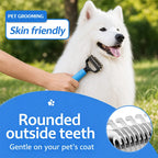 Pet Pro Large Head Dematting & Deshedding Grooming Tool