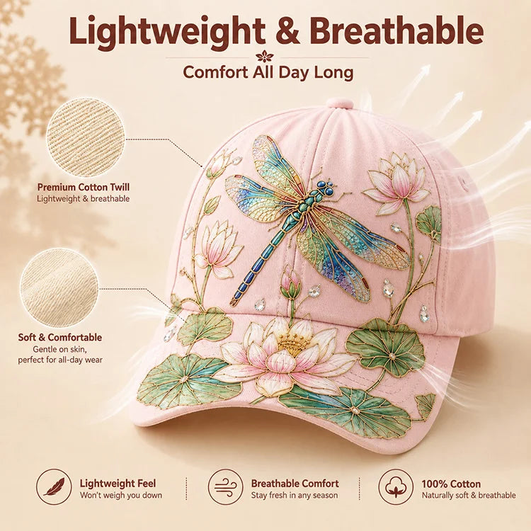 Embroidered Garden Baseball Cap