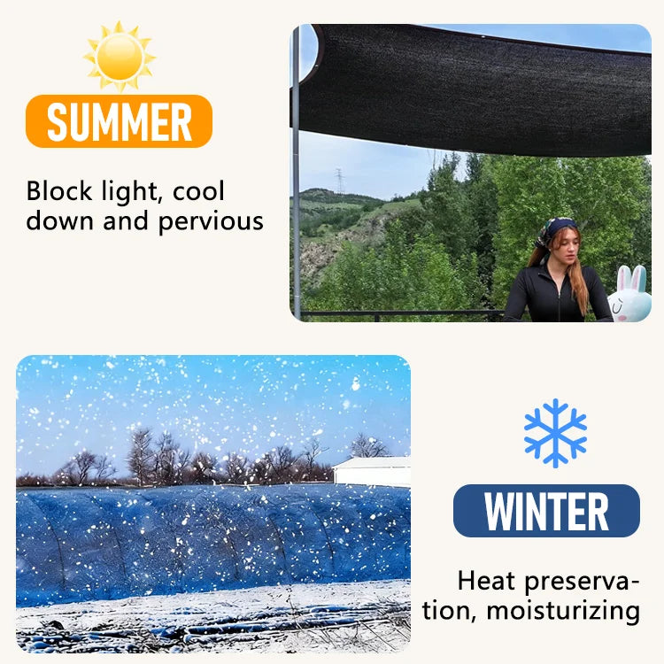 Heavy-Duty Outdoor Shade Net