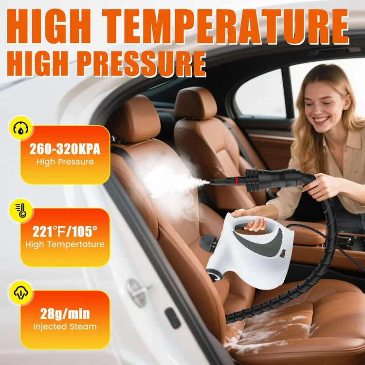 9-in-1 High-Pressure Steam Cleaner
