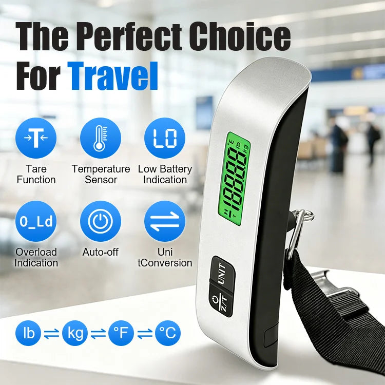 Portable Luggage Scale for Accurate Weight Checks Before Travel