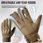 Heavy-Duty Outdoor Tactical Gloves with Touchscreen Fingertips
