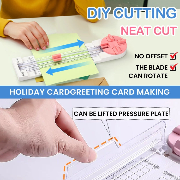 4-in-1 Rolling Paper Cutter & Craft Trimmer