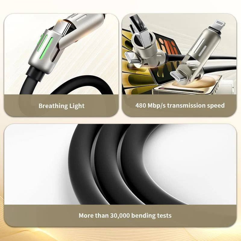 4-in-1 USB Charging Cable