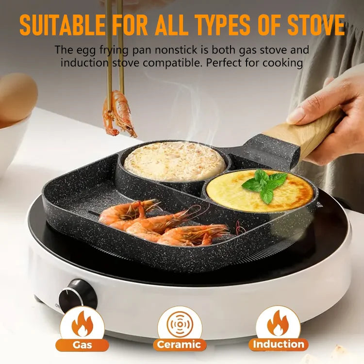 SizzleMate - Multi-Cup Frying Pan