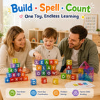 Magnetic Letter & Number Blocks