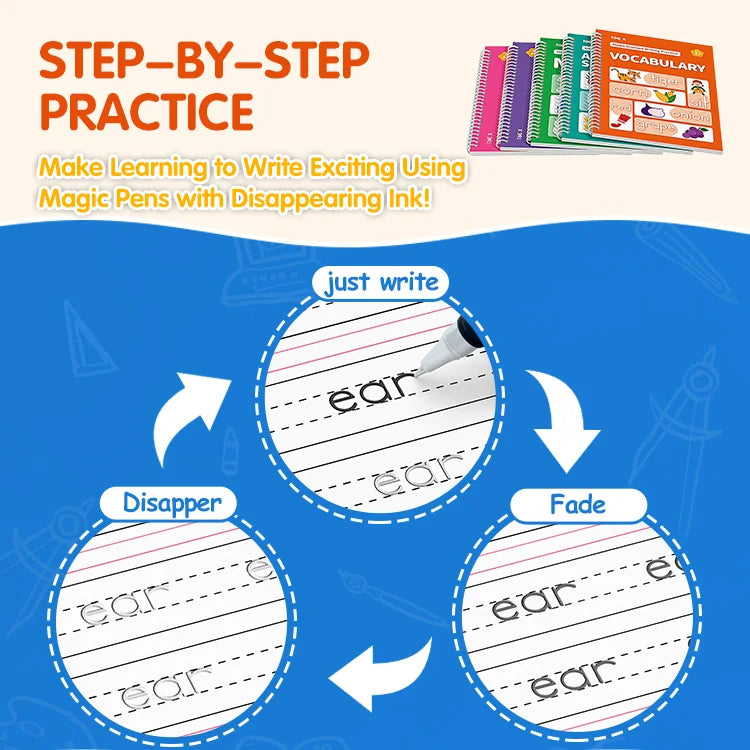 RainbowMagic- Writing & Drawing Kit for Kids