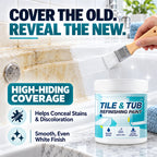 300g White Tile & Tub Refinishing Paint Kit