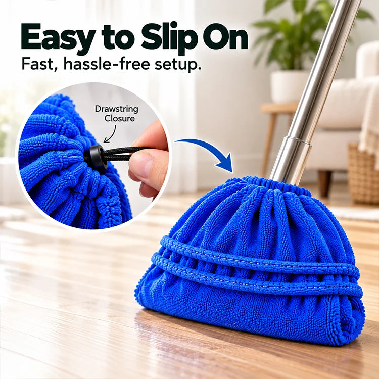 Reusable Multi-Purpose Broom Cover – Wet & Dry Cleaning Sleeve