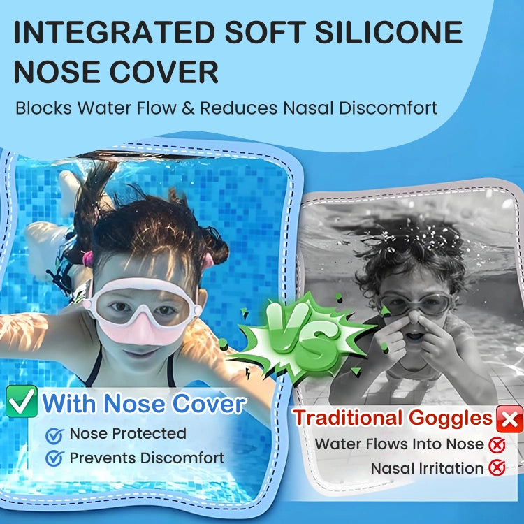 Kids Swim Goggles with Nose & Ear Protection