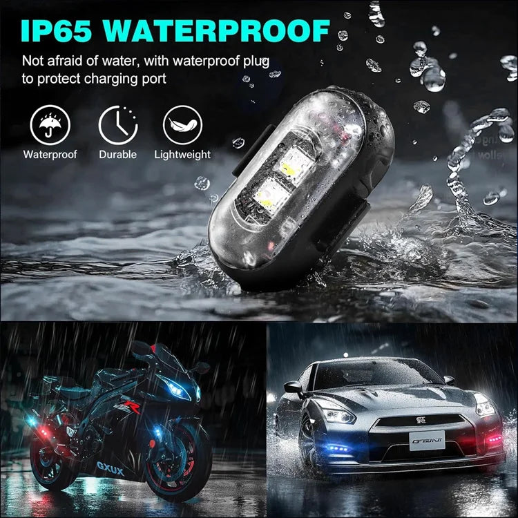 RemoteGlow™ Wireless Rechargeable LED Safety Lights