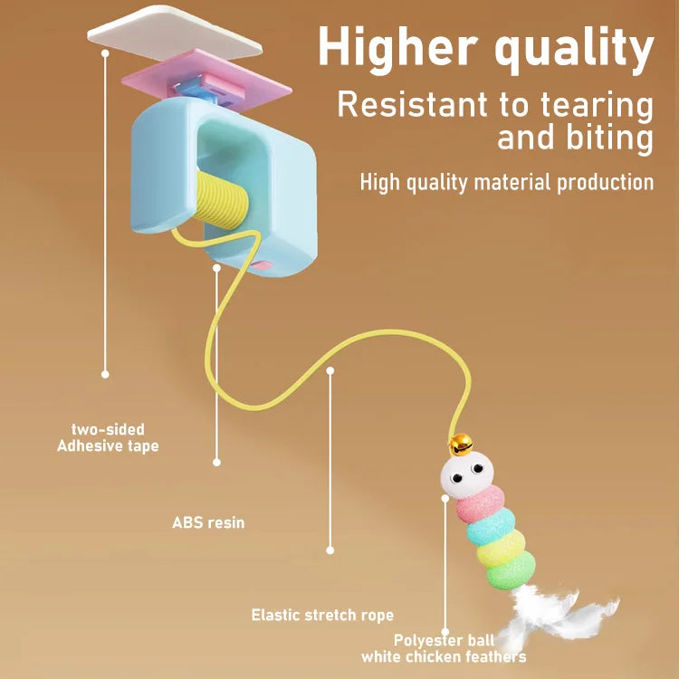 Auto Play Hanging Cat Toy – Keeps Cats Busy While You’re Away