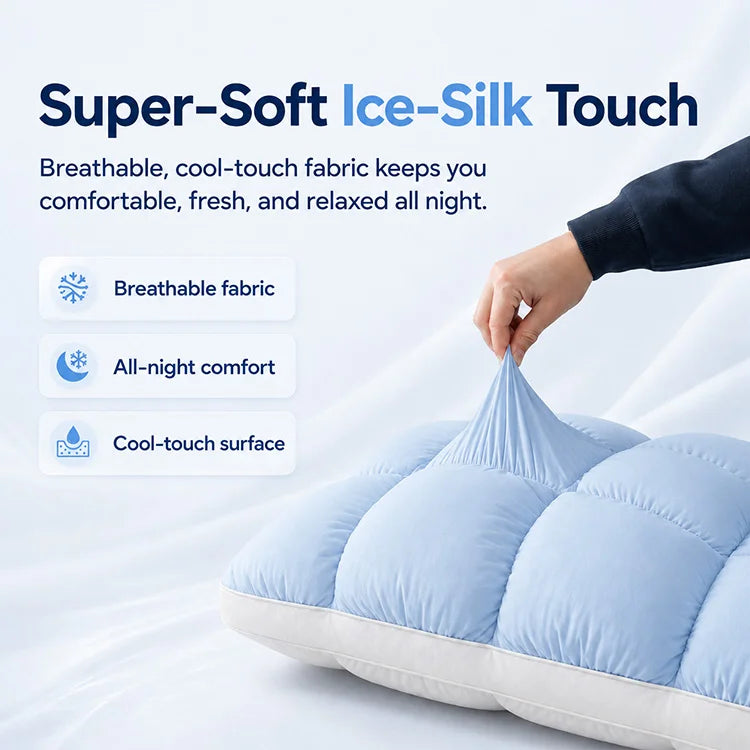 Cooling Puff Support Pillow