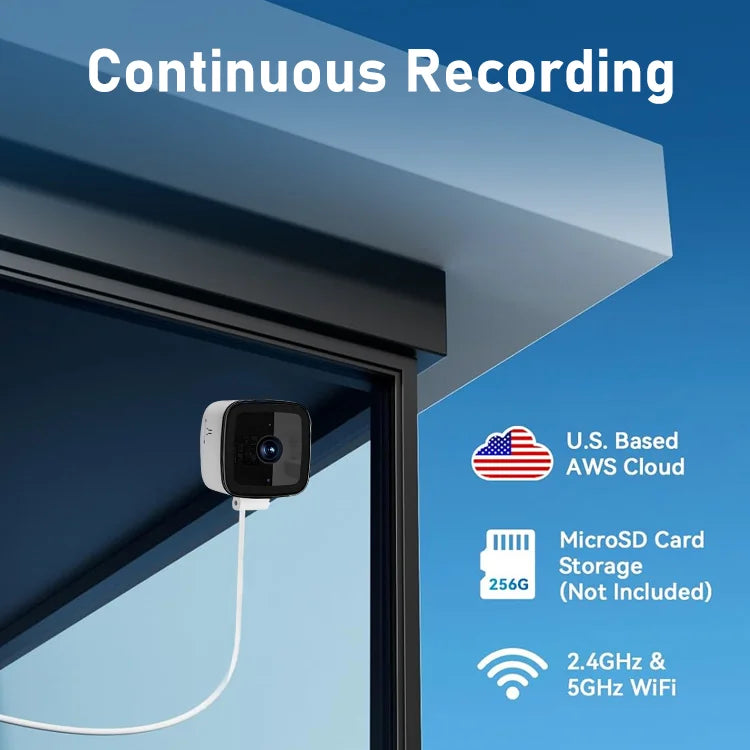 Smart WiFi Window Security Camera