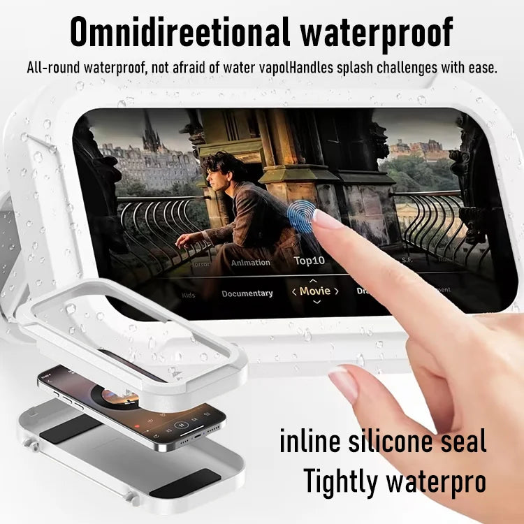 Waterproof Shower Phone Holder — Watch, Scroll & Relax Hands-Free