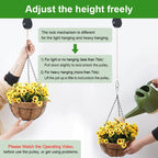 Adjustable Garden Hanging Hook System – Effortless Plant Care & Display