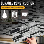 Peel & Stick PVC Backsplash Tiles — 12-Pack (4.7″ × 9.7″ Tiles)