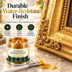 Gold Metallic Refinishing Repair Paste with Brush