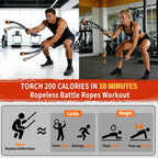 Adjustable Ropeless Battle Rope Trainer