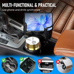 DriveMate - 2-in-1 Rotating Car Cup Holder