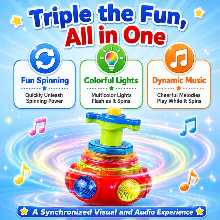 3-Pack Spinning Top Toys
