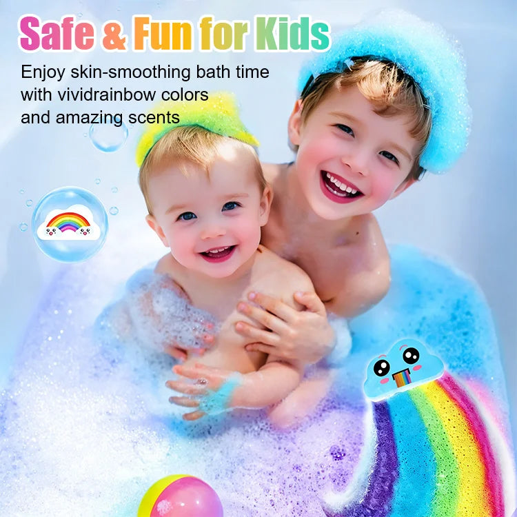 Rainbow Cloud Bath Bomb