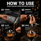 Espresso Chilling Ball – Stainless Steel Coffee Cooling Sphere