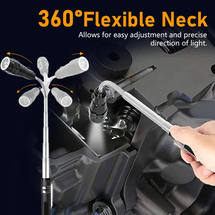 Magnetic Extendable Flashlight