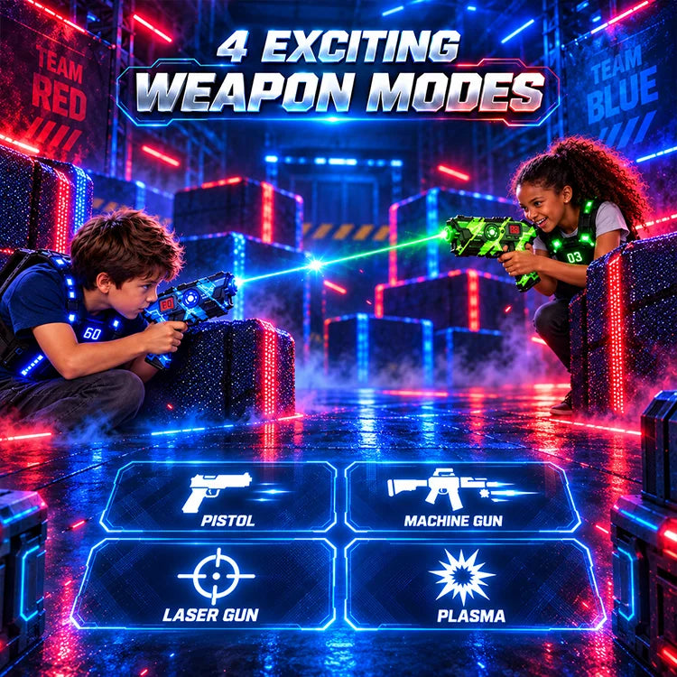 Neon Laser Tag Battle Set