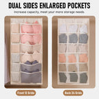 Hanging Underwear Organizer — One Pocket Per Item, No More Mess
