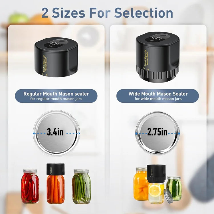 JarGenie - Mason Jar Vacuum Sealer