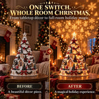 Christmas Village Projection Tree Lamp
