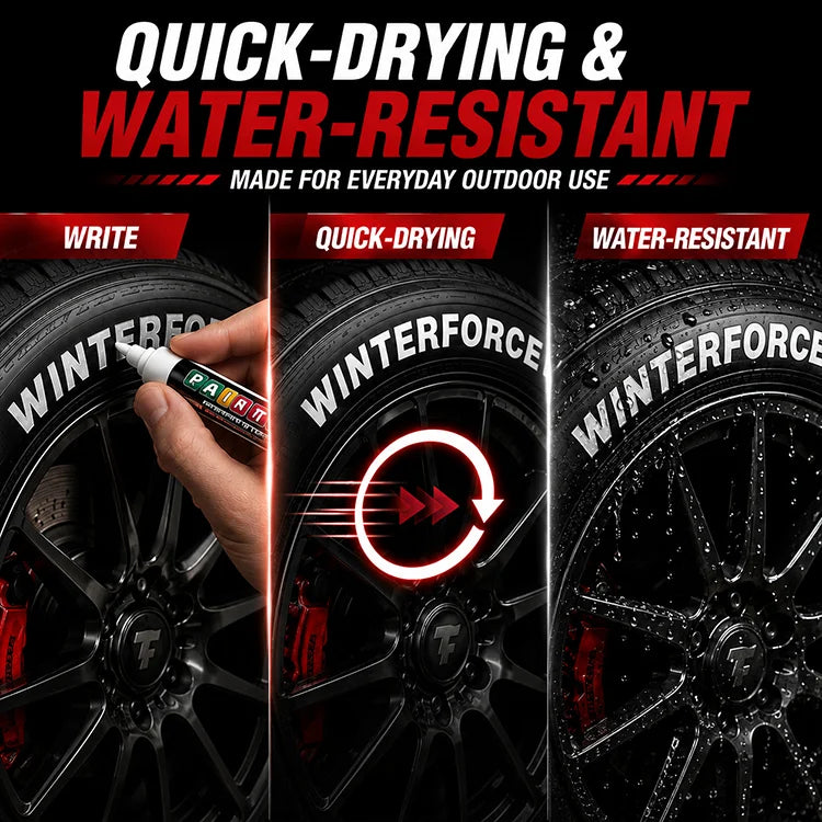 Tire Paint Marker – Waterproof Lettering & Custom Sidewall Pen
