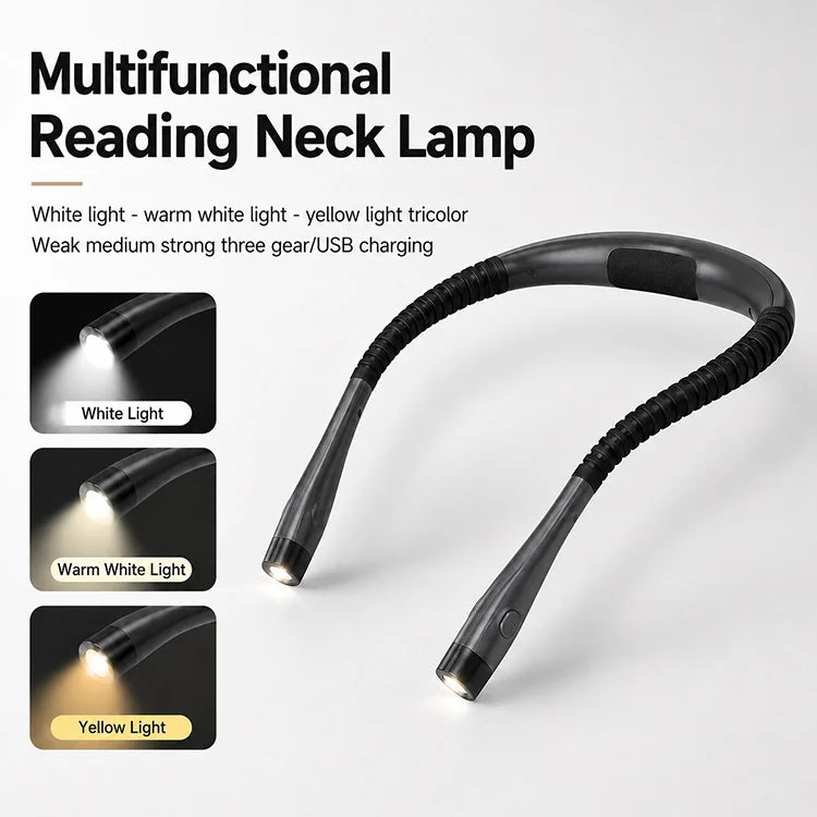 Bendable Hands-Free Neck Reading Light